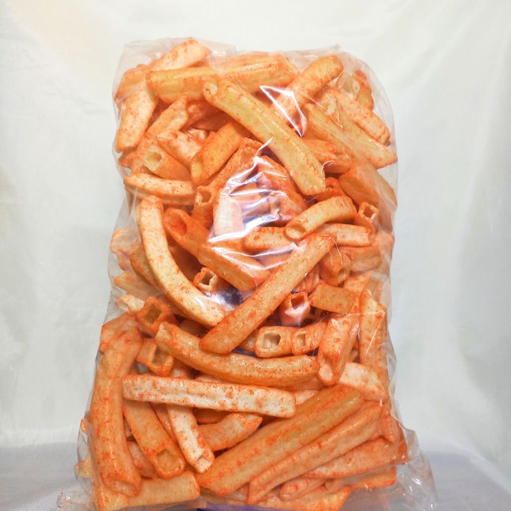 

Cemilan Stik kentang/potato snack rasa balado dan jagung manis