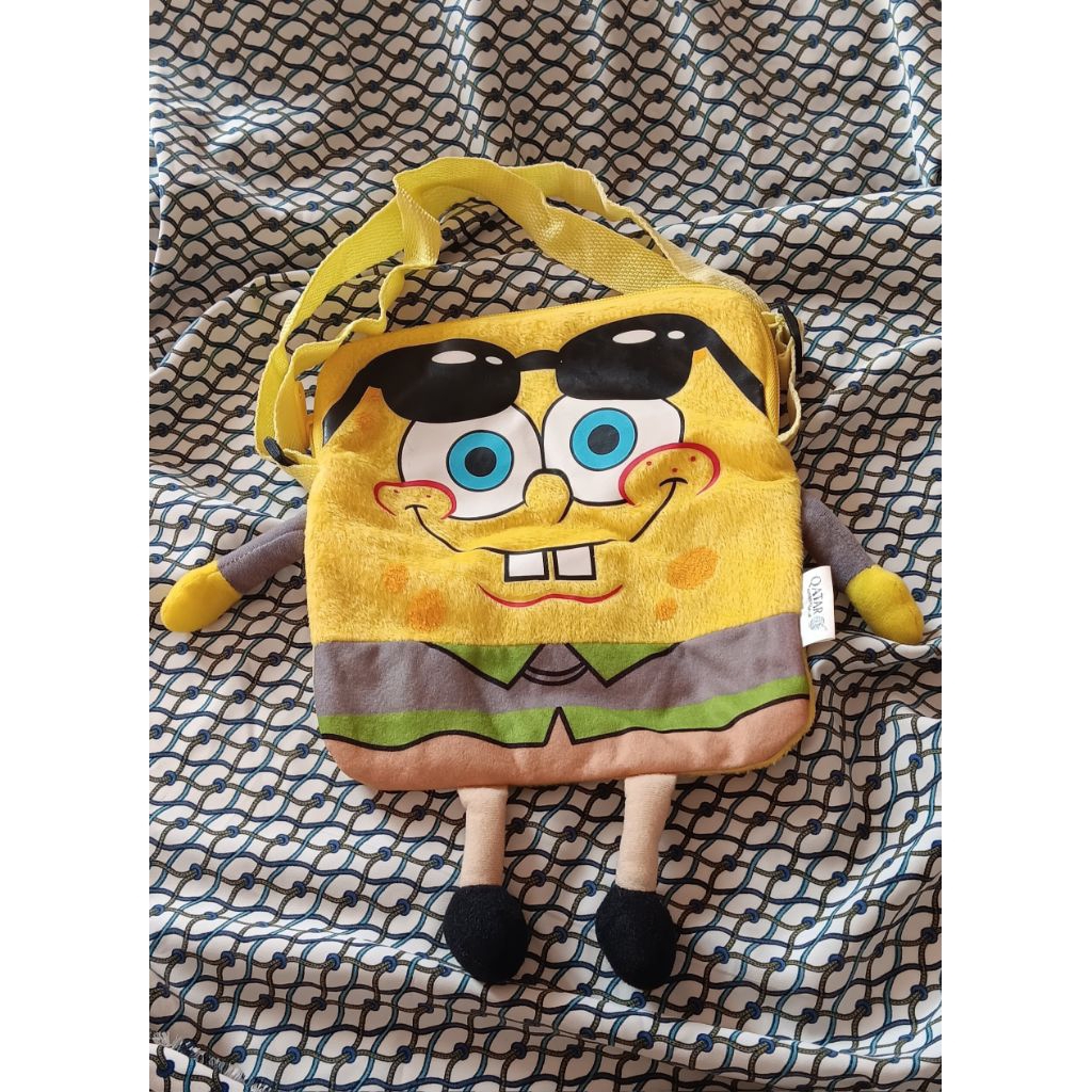 likenew spongebob tas anak