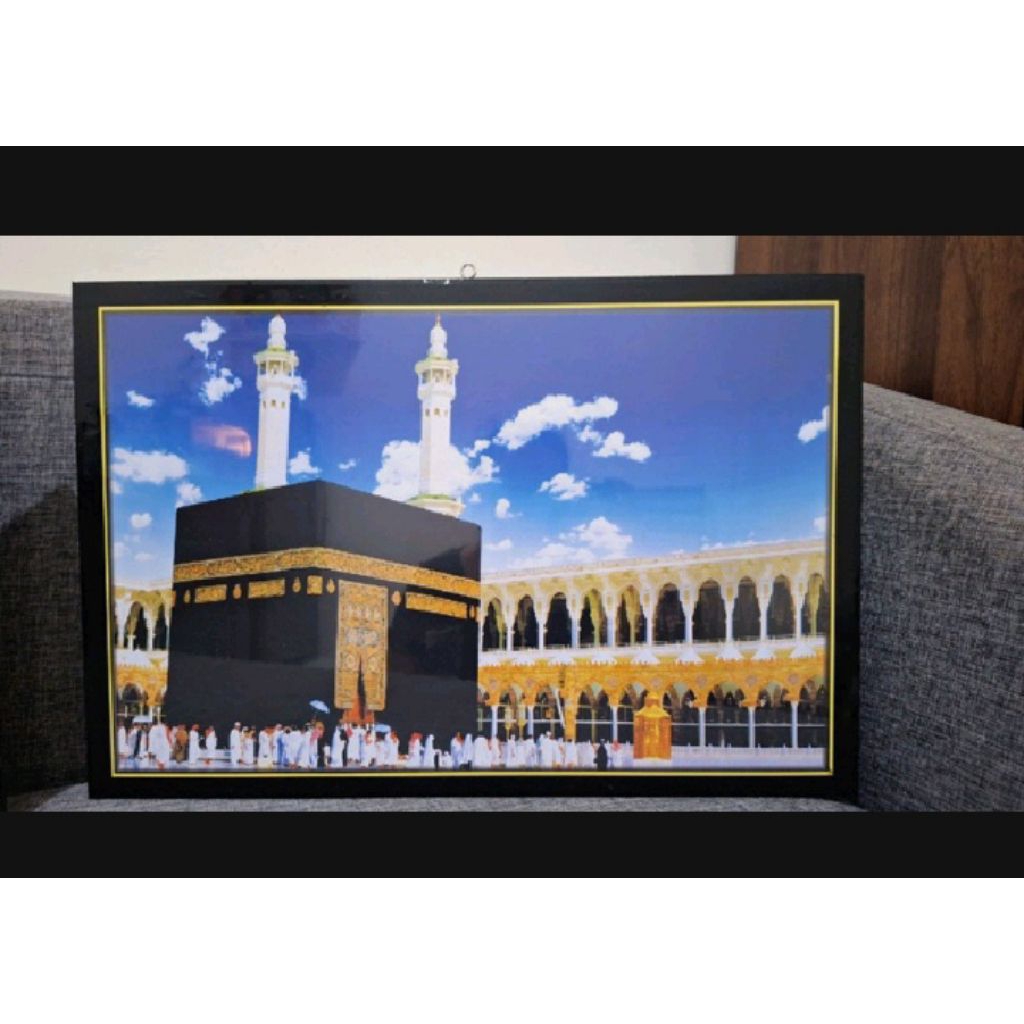 

Foto bingkai (32x48cm) Mekah Mekkah Madinah Kakbah Makam Nabi Muhammad Saw