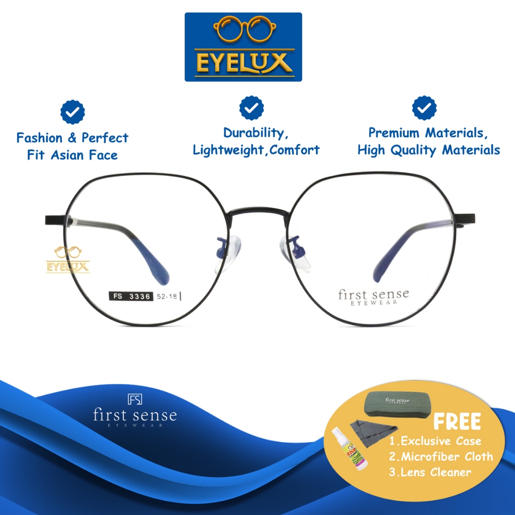 Firstsense  Eyewear / FS 3336 / 52-18 / Frame Kacamata Firstsense Eyewear ORIGINAL