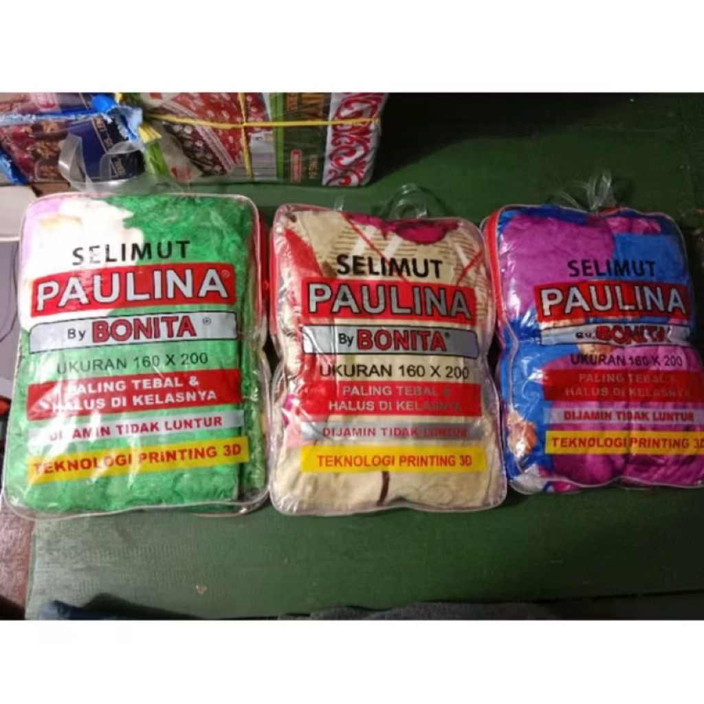 selimut bonita / selimut paulina by bonita / selimut tidur / selimut besar