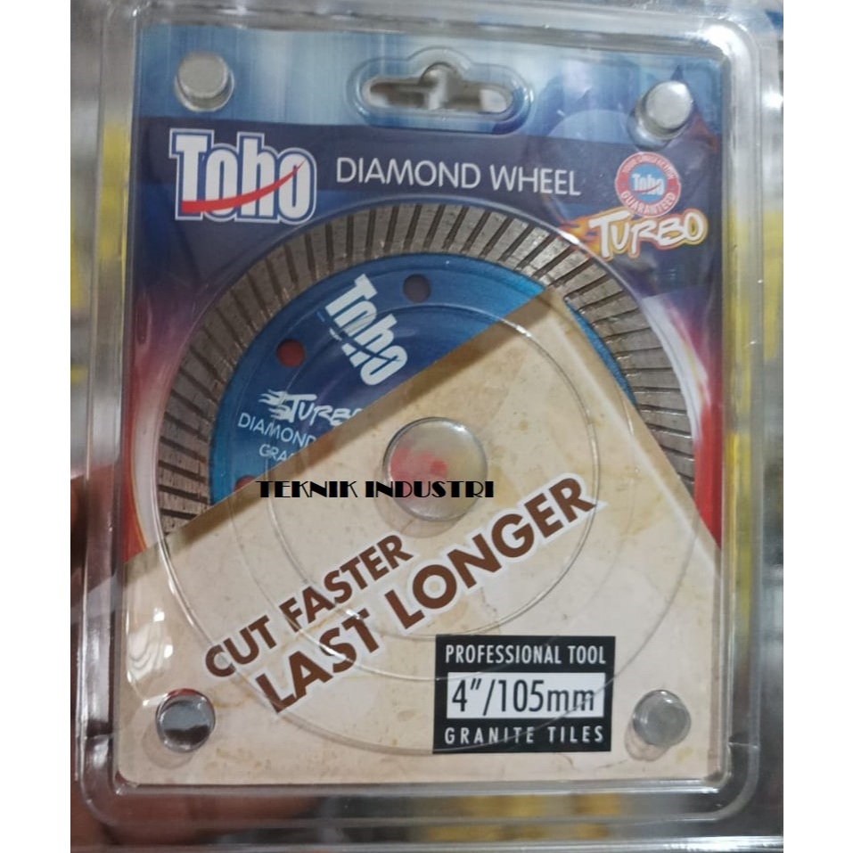 Mata Gerinda Potong Keramik Granit 4 inch Toho Turbo