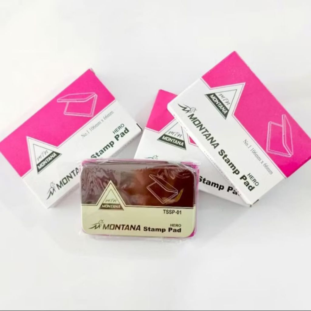 

Bantalan Stempel/Tempat Stempel/Stamp Pad Montana TSSP-01 106mmx66mm