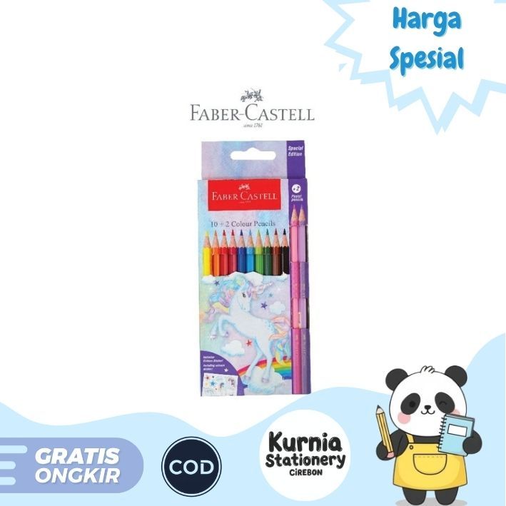 

Faber-Castell Pensil Warna Seri Unicorn 12 dan 24 Warna 115127 & 115128
