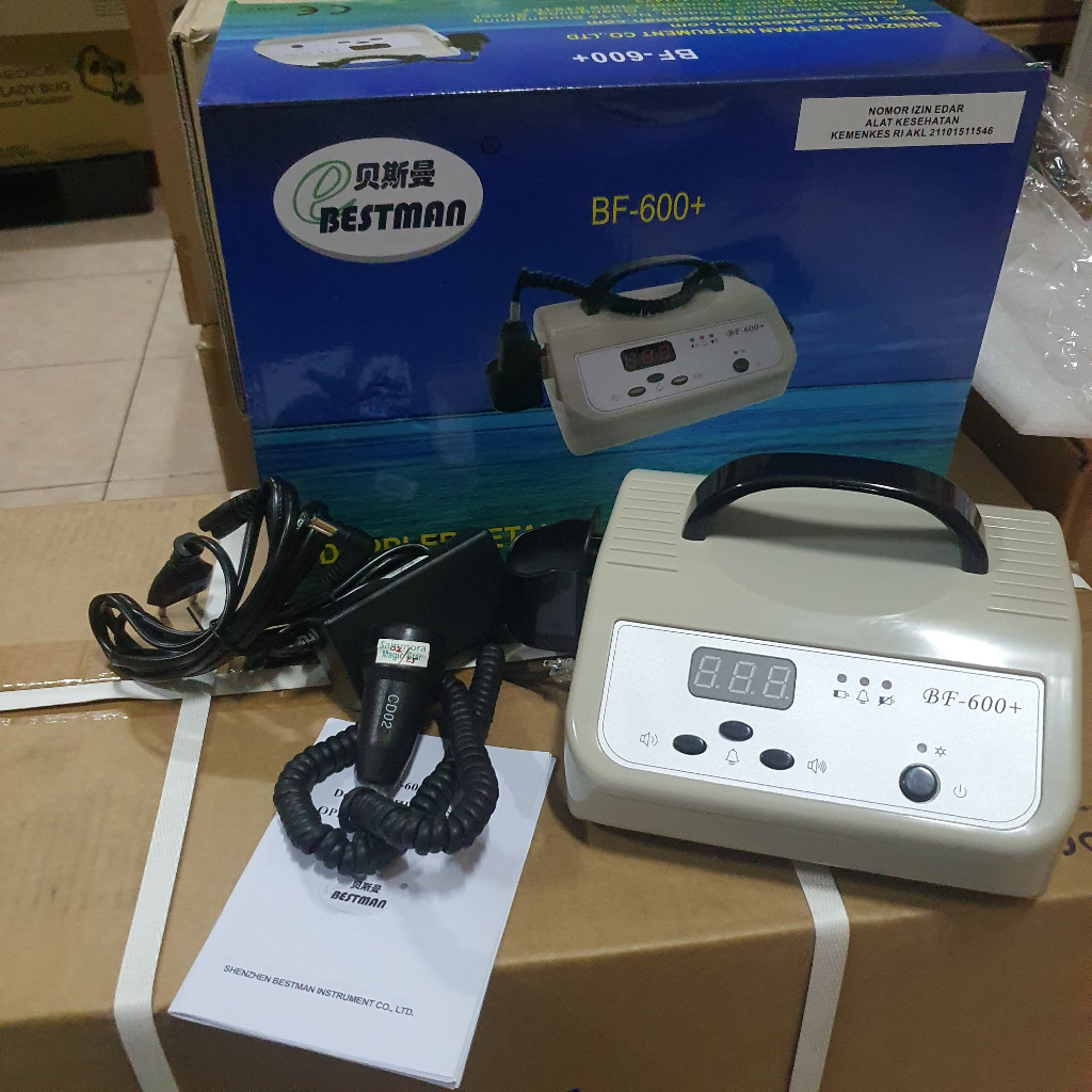 Fetal Doppler BF 600 + Bestman / Doppler Fetal Heart Rate Detector Bestman BF 600+