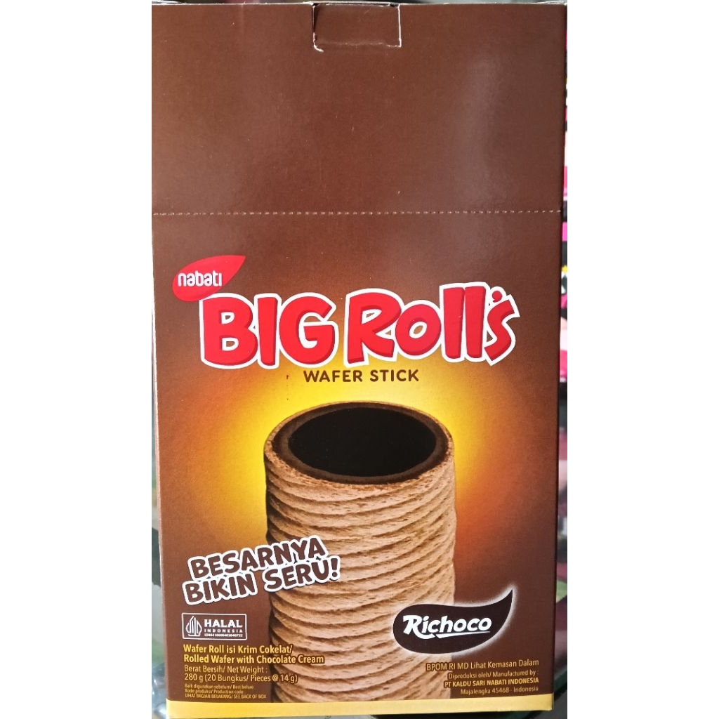 

Nabati Big Roll Keju / Coklat 1 dus isi 20 pcs
