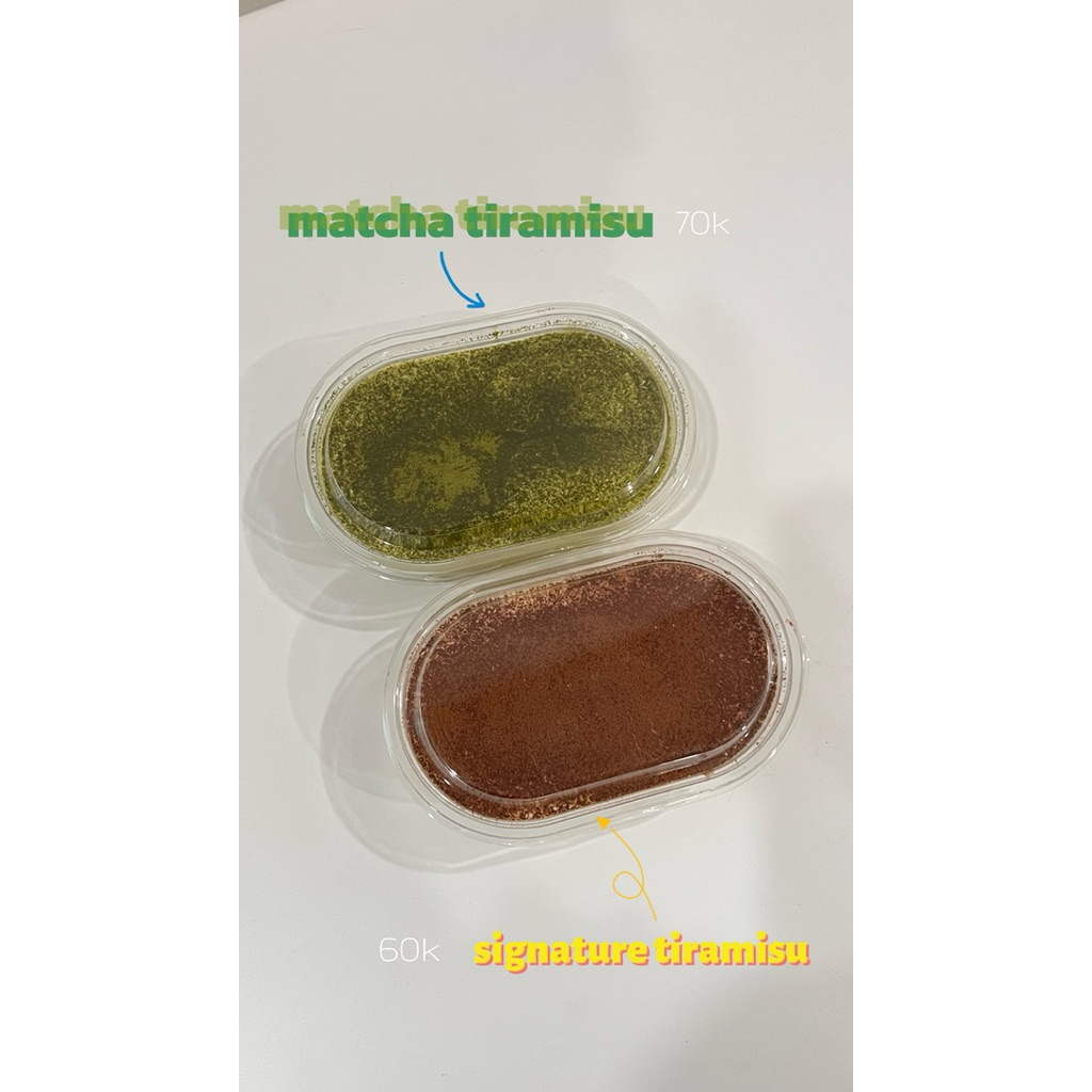 

HOMEMADE TIRAMISU ORIGINAL, MATCHA, STRAWBERRY, TARO 500ml