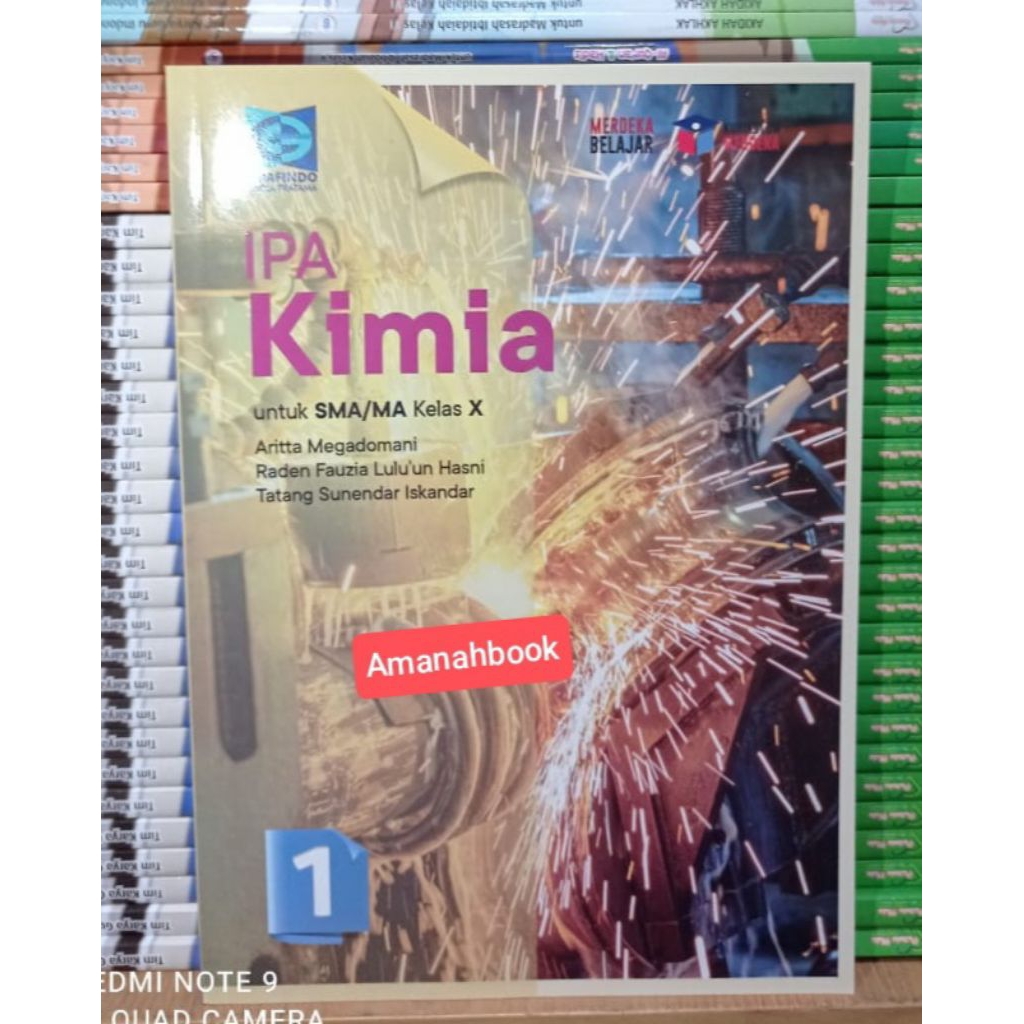 Buku IPA Kimia SMA Kelas 10 Kurikulum Merdeka Grafindo