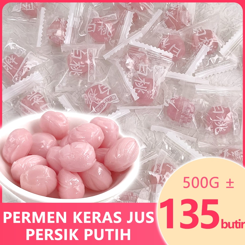 

Permen Keras Rasa Persik Putih 500g | Aroma Segar, Manis Pas | Kemasan Satuan | Bersertifikat HALAL