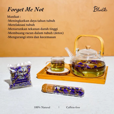 

Blantika Forget Me Not: Teh Bunga Biru yang Menenangkan Jiwa dan Menguatkan Daya Ingat