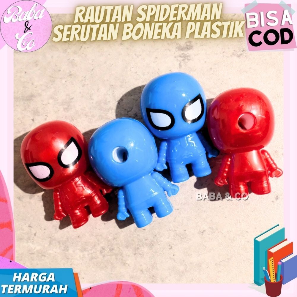 

SERUTAN BONEKA SPIDERMAN PLASTIK RAUTAN PENSIL FULLBODY SPIDERMAN SUPERHERO SERUTAN PENSIL SPIDERMAN PLASTIK AVENGER LUCU UNIK MURAH RAUTAN SERUTAN SPIDERMAN