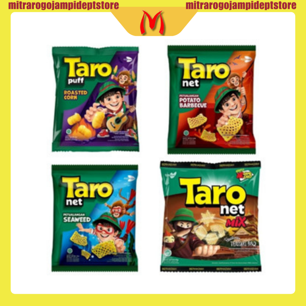 

Taro Net 3D Potato Kemasan 62 gr | BBQ | Seaweed