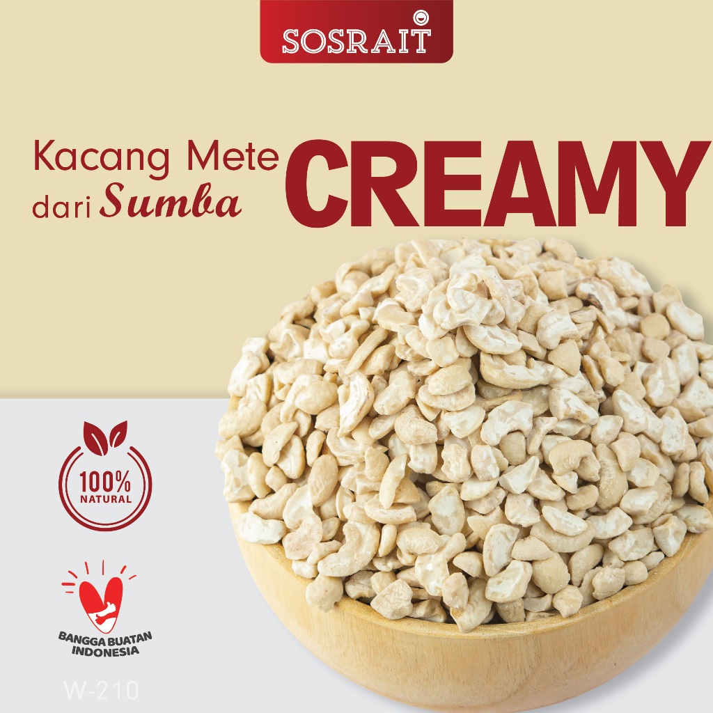 

Sosrait Kacang Mete Pecah Banyak SSP Maumere 3Kg