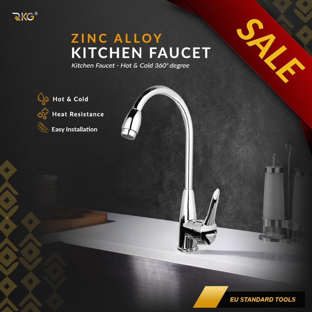 Kran Angsa Red Crowned Crane Hot and Cold Zinc Alloy