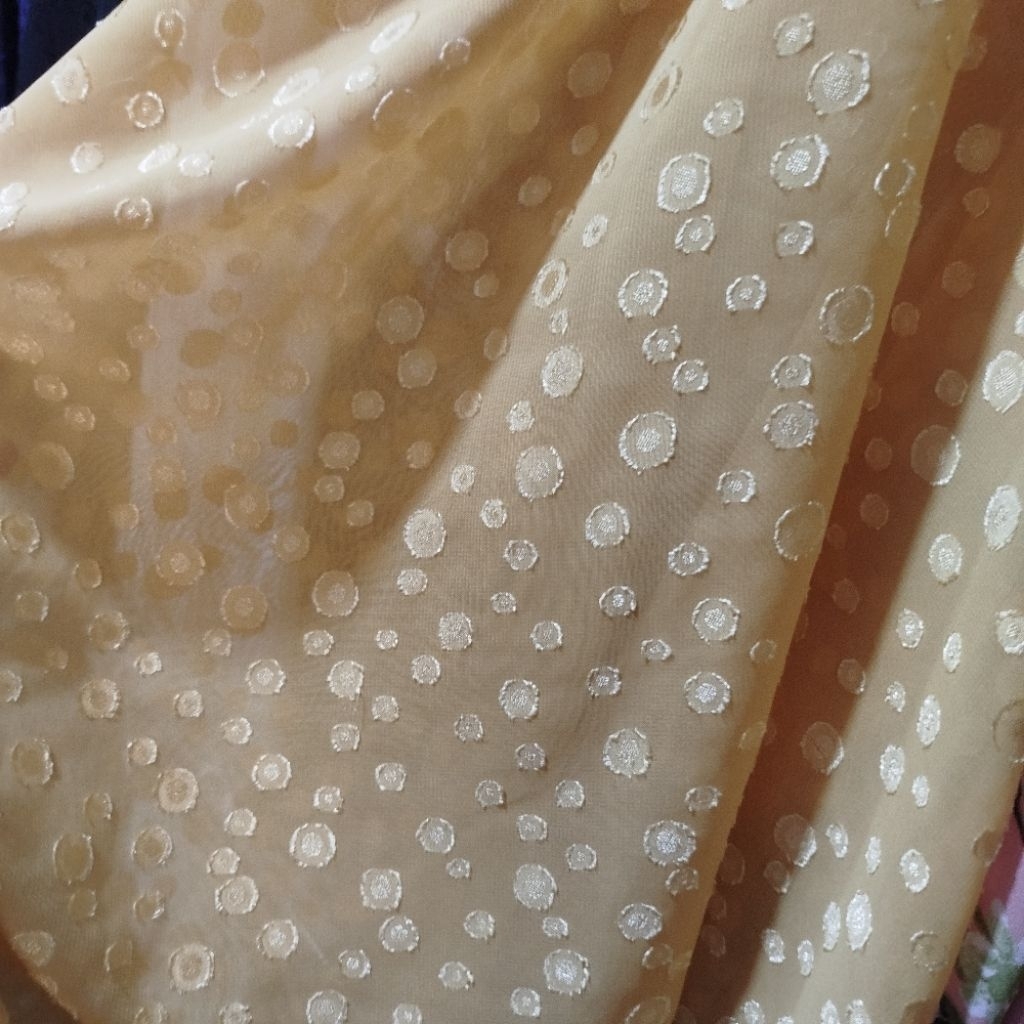 Bahan Sifon Uragiri Polos Cocok Untuk Gamis,Dress,Tunik, dan Outer - Kain Sifon Ceruty Rubia Polos -