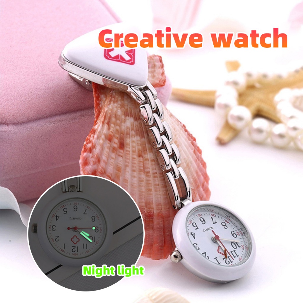 jam saku perawat medis Nyaman untuk dibawa atau dijepitkan di saku Jam saku perawat segitiga