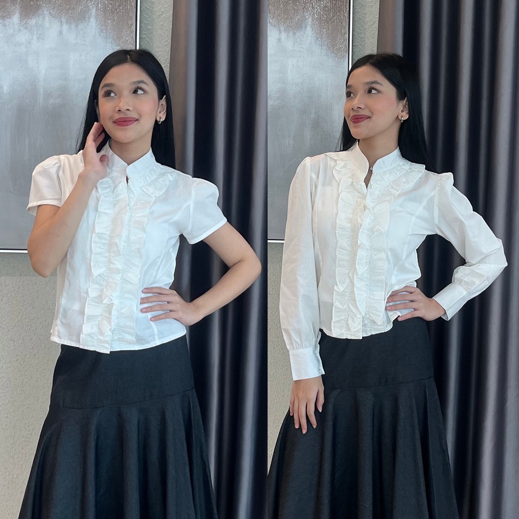 Bling It On - Selen Ruffle Vintage Shirt