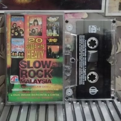 kaset pita 20 SUPER HITS HEAVY SLOW ROCK MALAYSIA