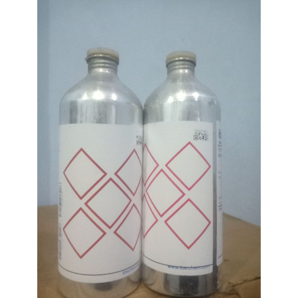 botol kaleng aluminium 1 liter (bekas bibit parfum)