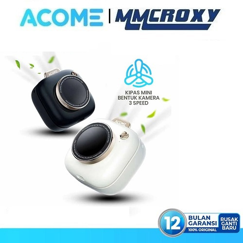 Acome AF002 Portable Mini Fan Desain Kipas Mini Kamera