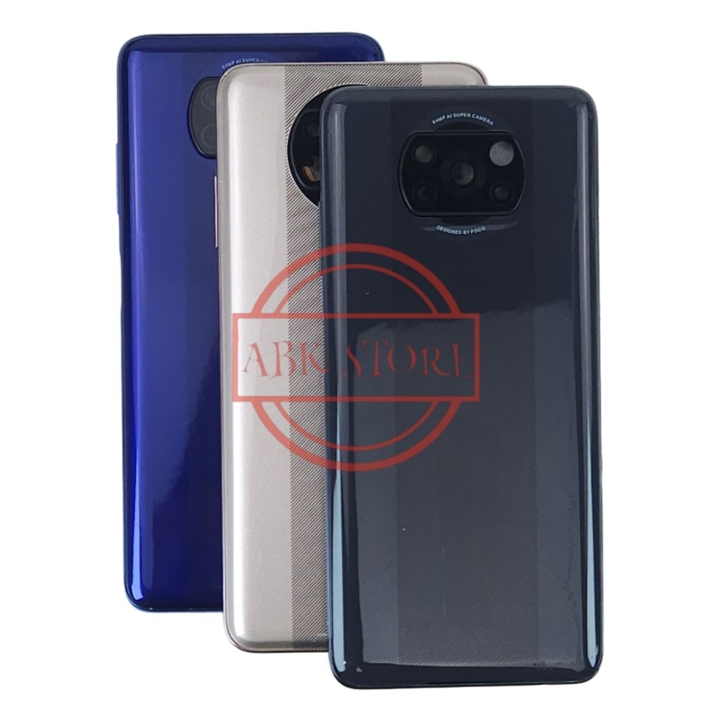 BACK CASING - KESING - HOUSING FOR XIAOMI POCO X3 NFC / X3 PRO BACKDOOR FULLSET + BEZEL