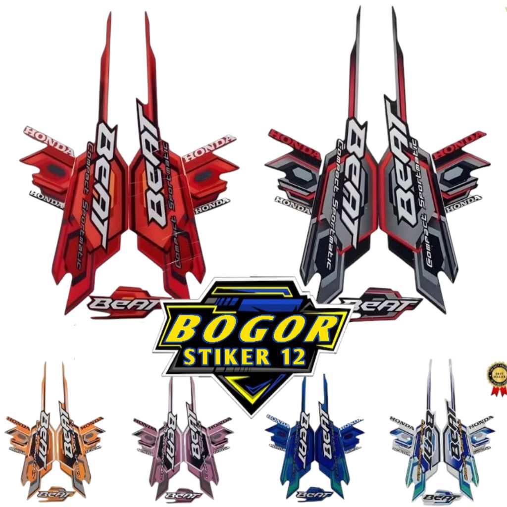 stiker striping motor honda beat karbu 2008 standar fullbody STRIPING MOTOR STANDAR BEAT KARBU 2008