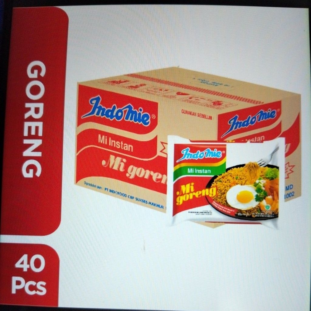 

Indomie Goreng 1 Dus Isi 40 Bungkus Noodles Food Instan mie instan promo