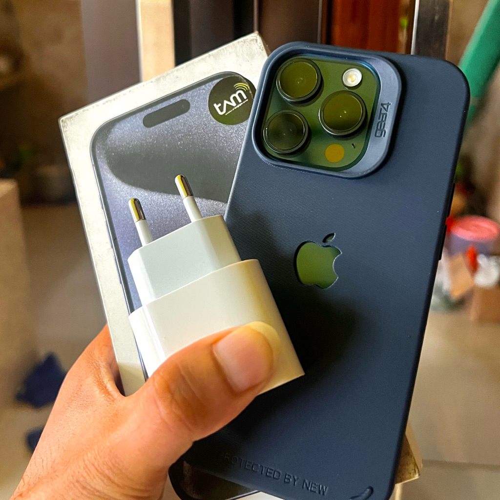 IPHONE 15 PRO RESMI IBOX FULLSET ORIGINAL BONUS ADAPTOR APPLE ORI