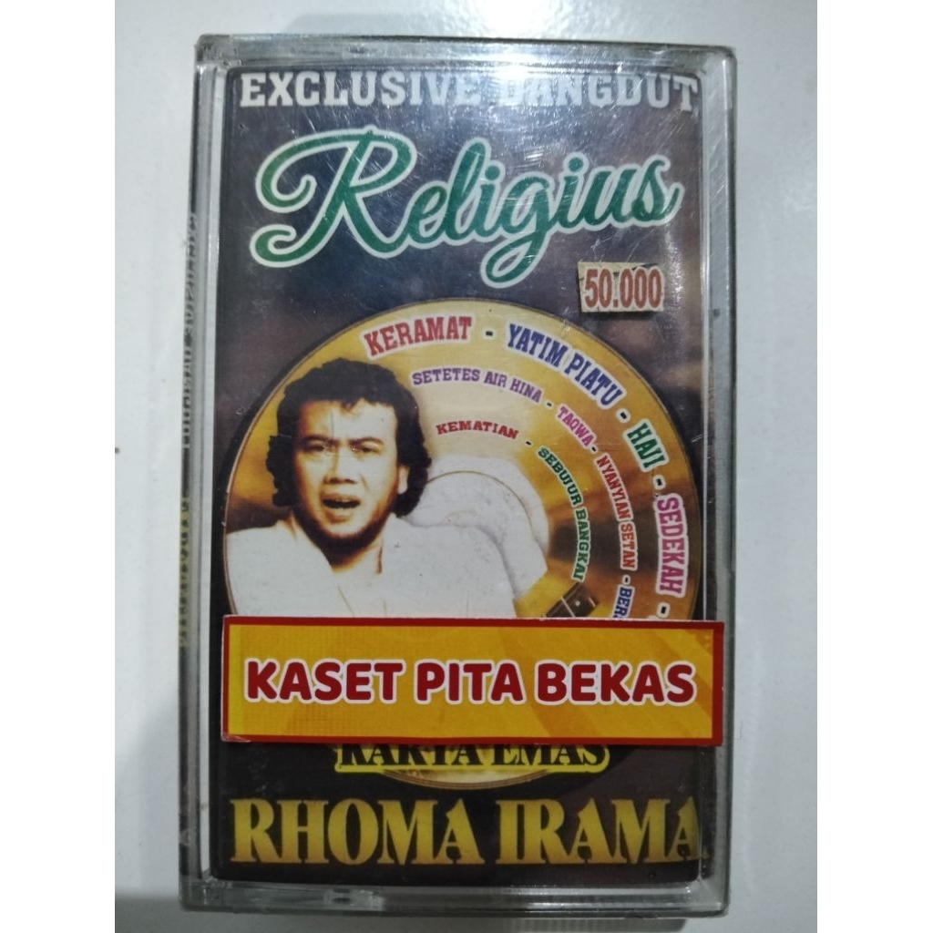 kaset pita bekas album religi Rhoma irama