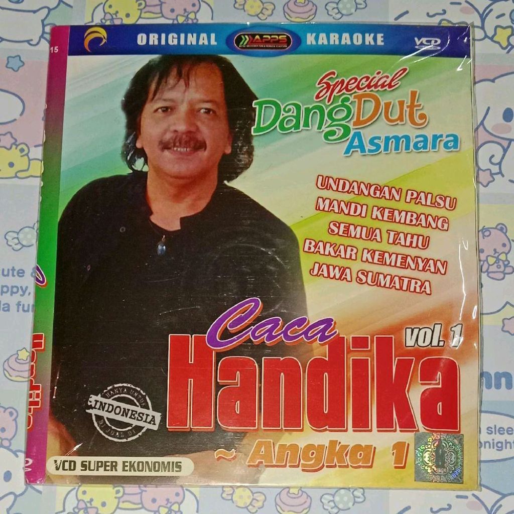 VCD Caca Handika - Special DangDut Asmara Vol. 1 V CD Karaoke ORIGINAL