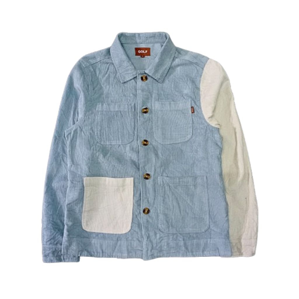 Jacket / Jaket Golf Wang Le Fleur Corduroy Core Blue White Preloved Outer