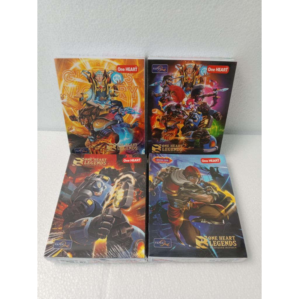 

Buku Tulis Mobile Legend 38 Lembar isi 10 buku, Best One heart buku sekolah ML