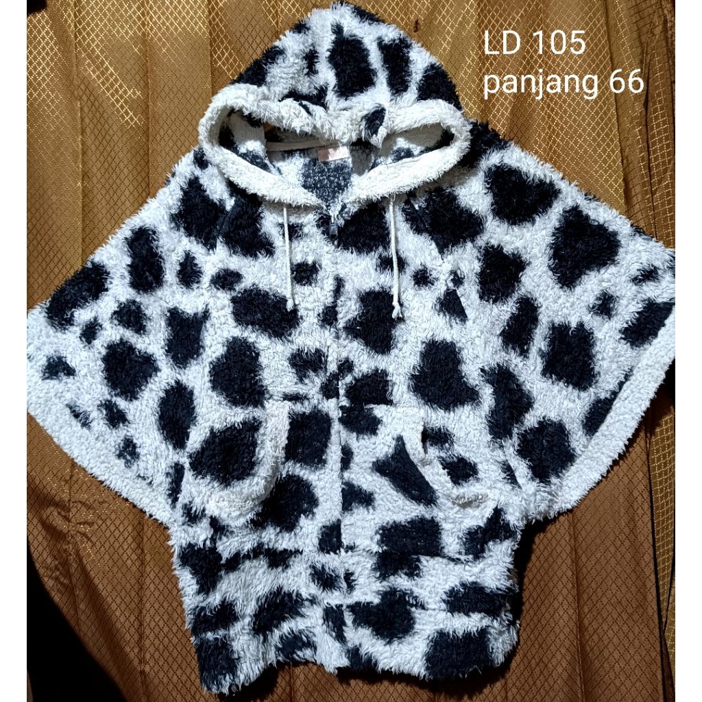 jaket fuzzy batwing jaket bulu batwing jaket bulu sherpa hitam putih jaket bulu putih jaket fuzzy ho