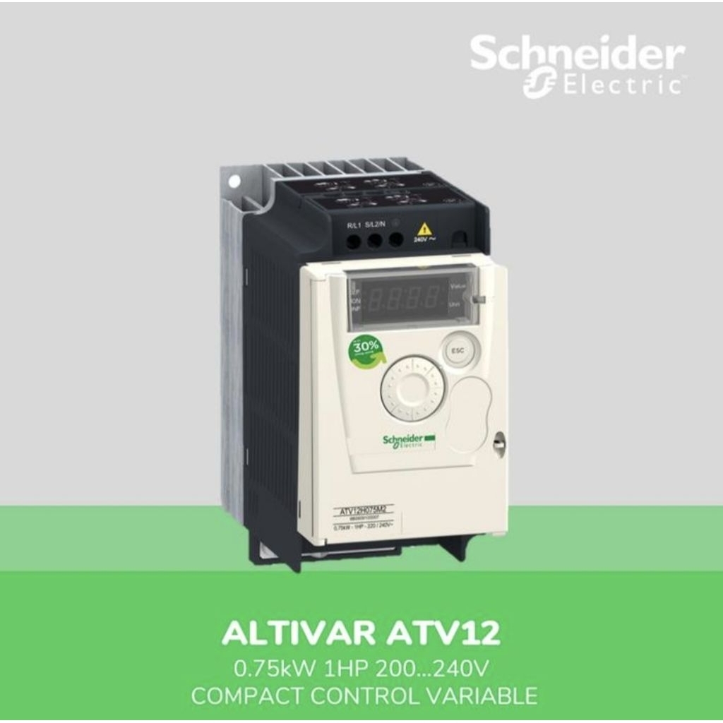 Inverter Schneider 0.75kw 0.75 KW 1 HP 220V ATV12H075M2 Inverter motor 1HP 0,75kw 0,75 kw
