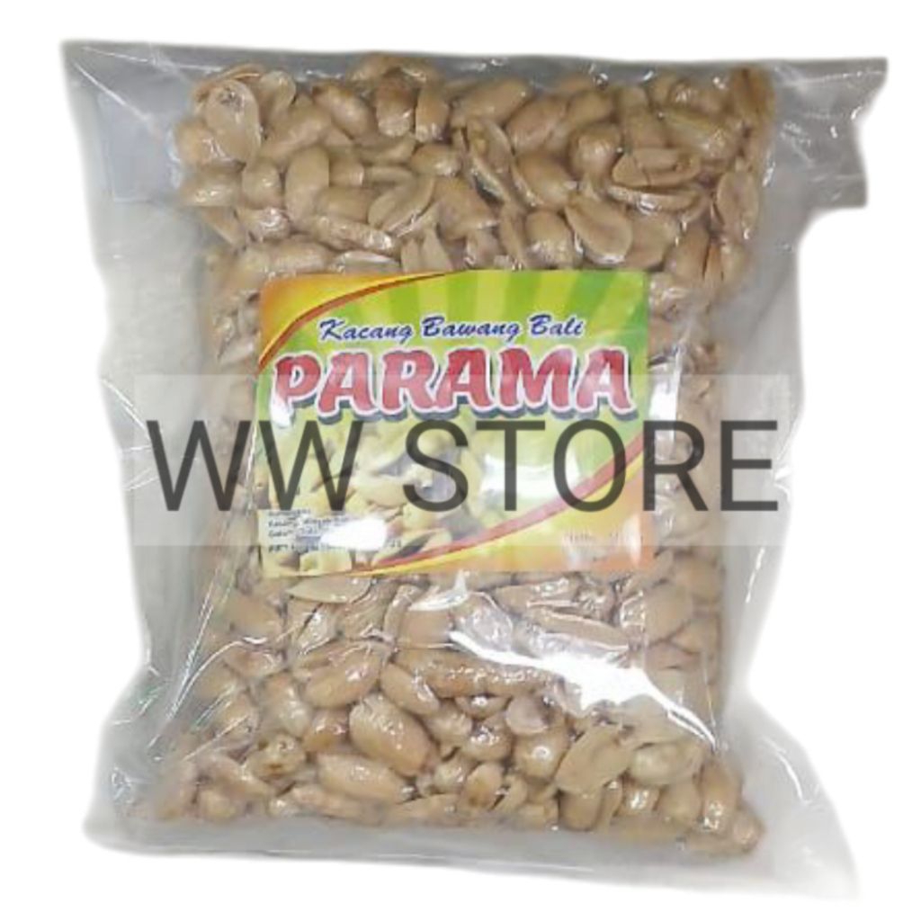 

Cemilan snek makanan ringan snack kacang bawang Bali PARAMA 500g