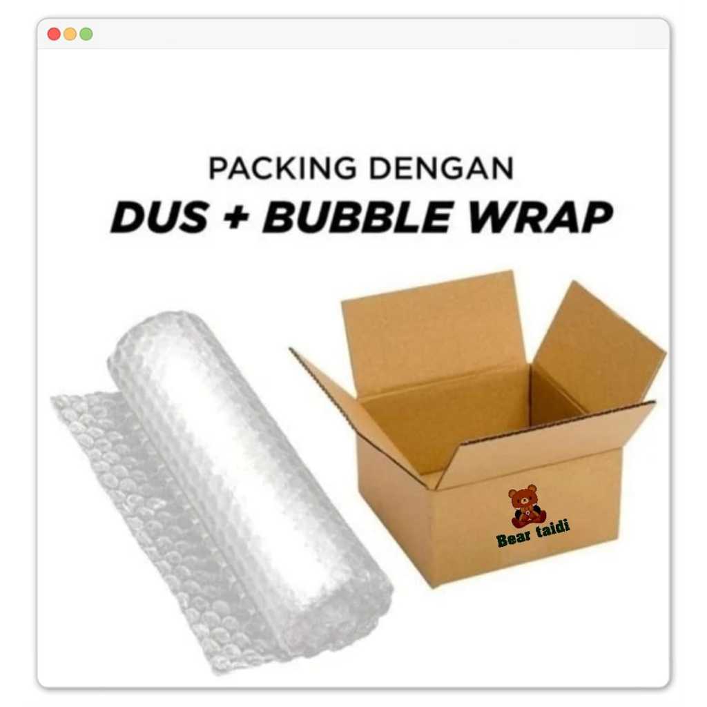 

Bear Taidi Bubble Wrap Tambahan Packing Agar Lebih Aman Saat Pengiriman