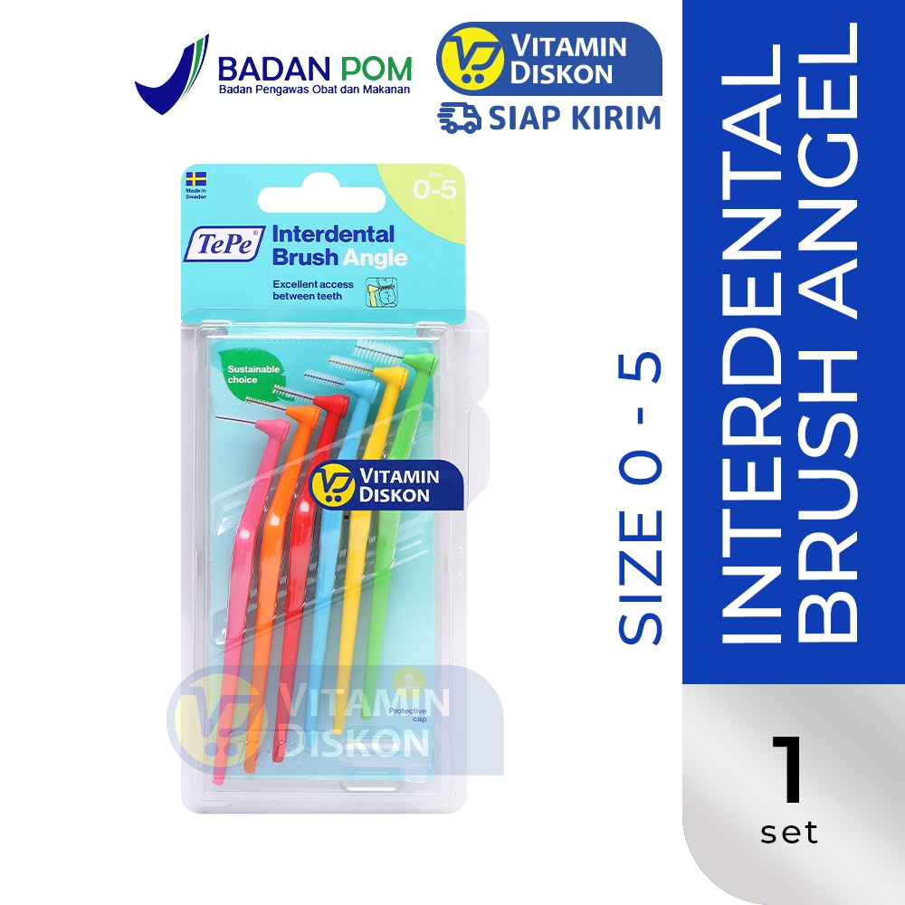 TEPE INTERDENTAL BRUSH ANGLE | Sikat Gigi Behel