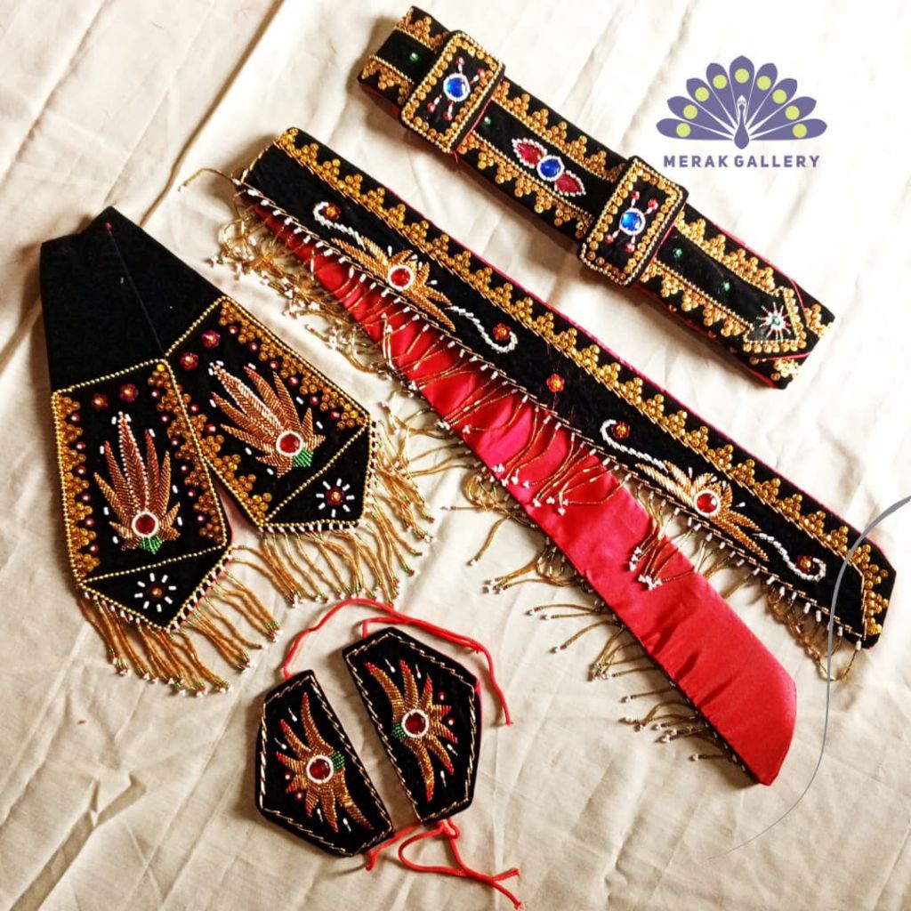 Set perlengkapan jathil murah/1 set jathil/cakep/uncal/boro/slempang/sabuk jathi