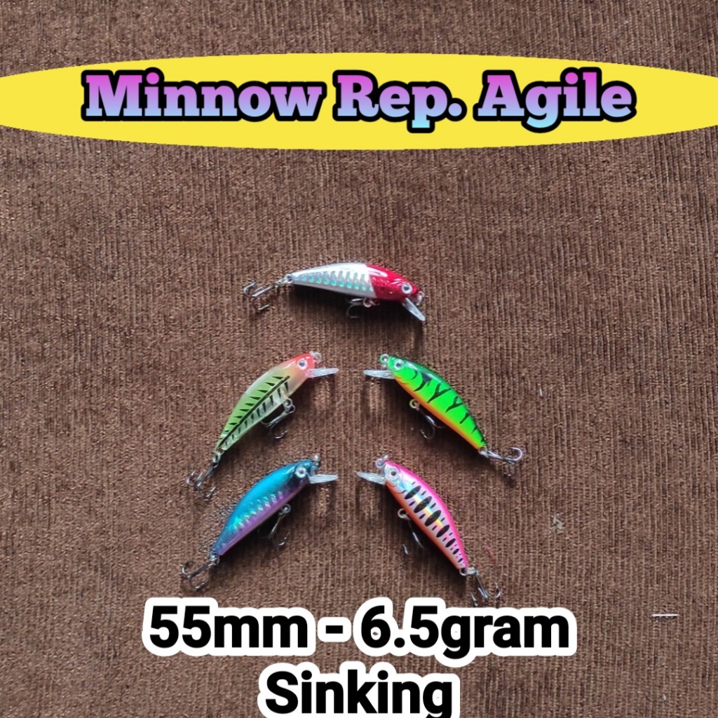 Umpan Mancing Minnow 5.5cm 6.5gr Umpan Mancing Minnow ul