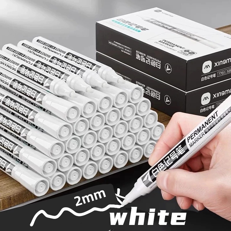 

Spidol Putih Permanen /Spidol Tahan Air yang ekonomis