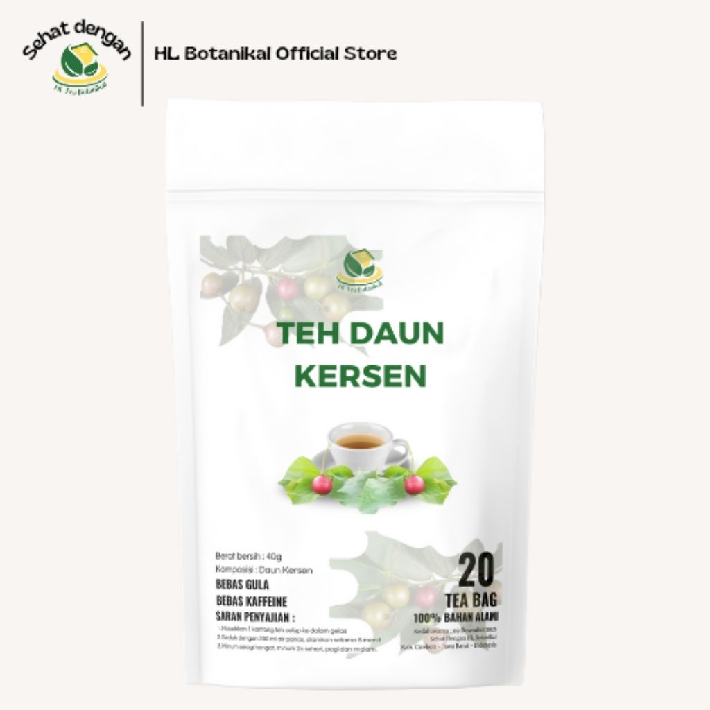

HLTeaBotanikal Teh Daun Kersen : Teh Daun Kersen|Diabetes|Gula Darah isi 20 tea bag