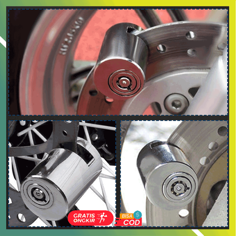 Gembok Cakram Motor Anti Maling | Gembok Motor Anti Maling | Gembok Cakram Motor Kuat anti maling ba