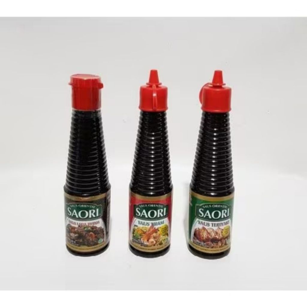 

Saori saus tiram, teriyaki, lada hitam botol 135ml
