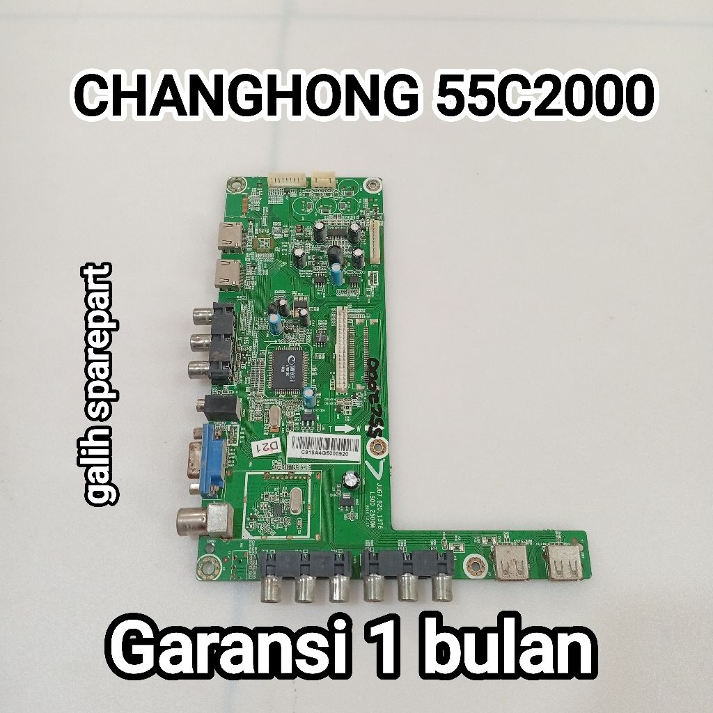 MAINBOARD TV CHANGHONG 55C2000 MB - MODUL - MOBO - MOTHERBOARD TV CHANGHONG