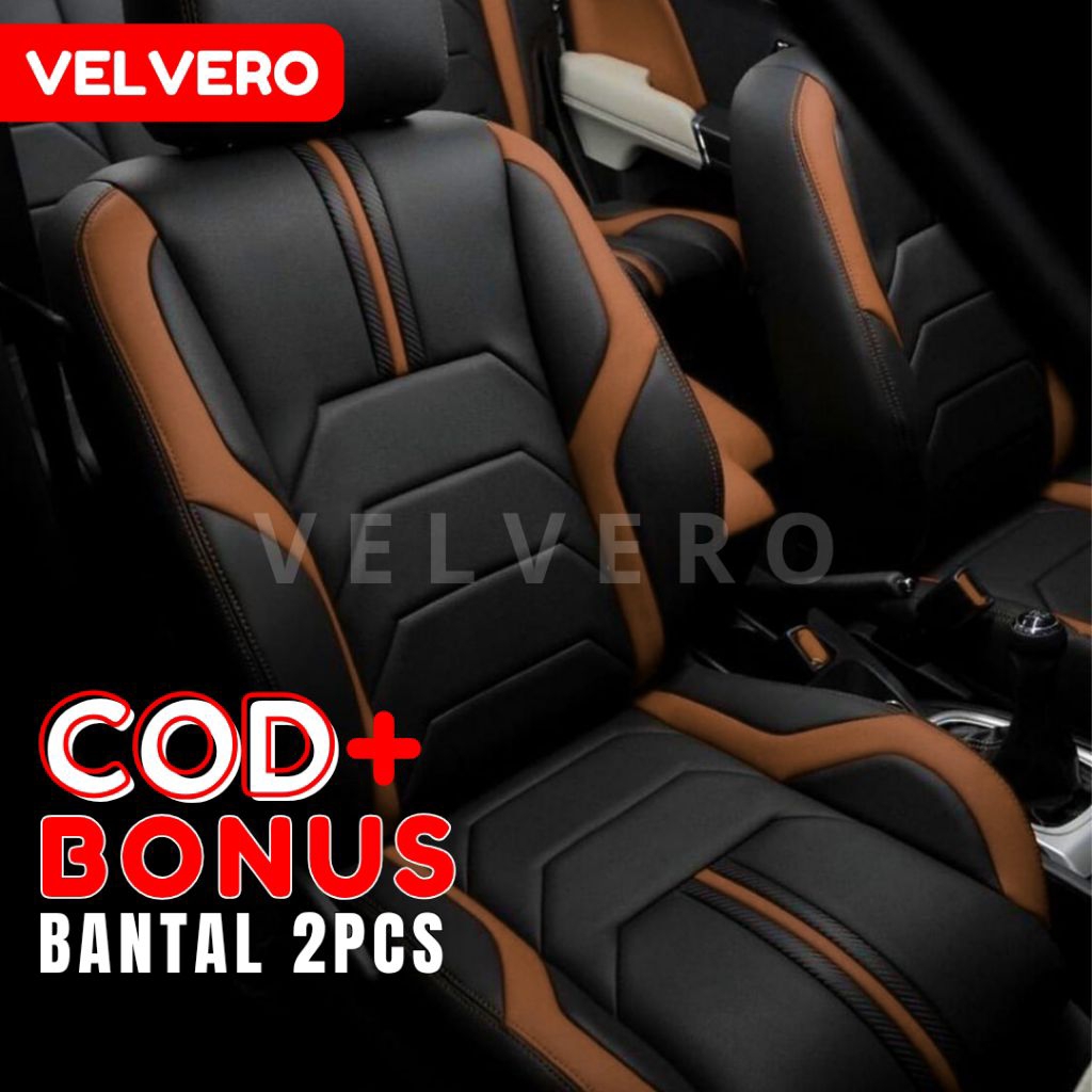 Sarung Jok Mobil Escudo Full Set 2 Baris Jok