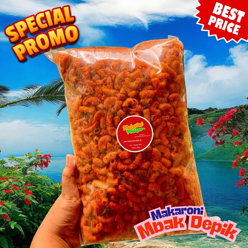 

Makaroni Pedas 1/4kg – Rasa Ekstra, Harga Irit, Wajib Coba!