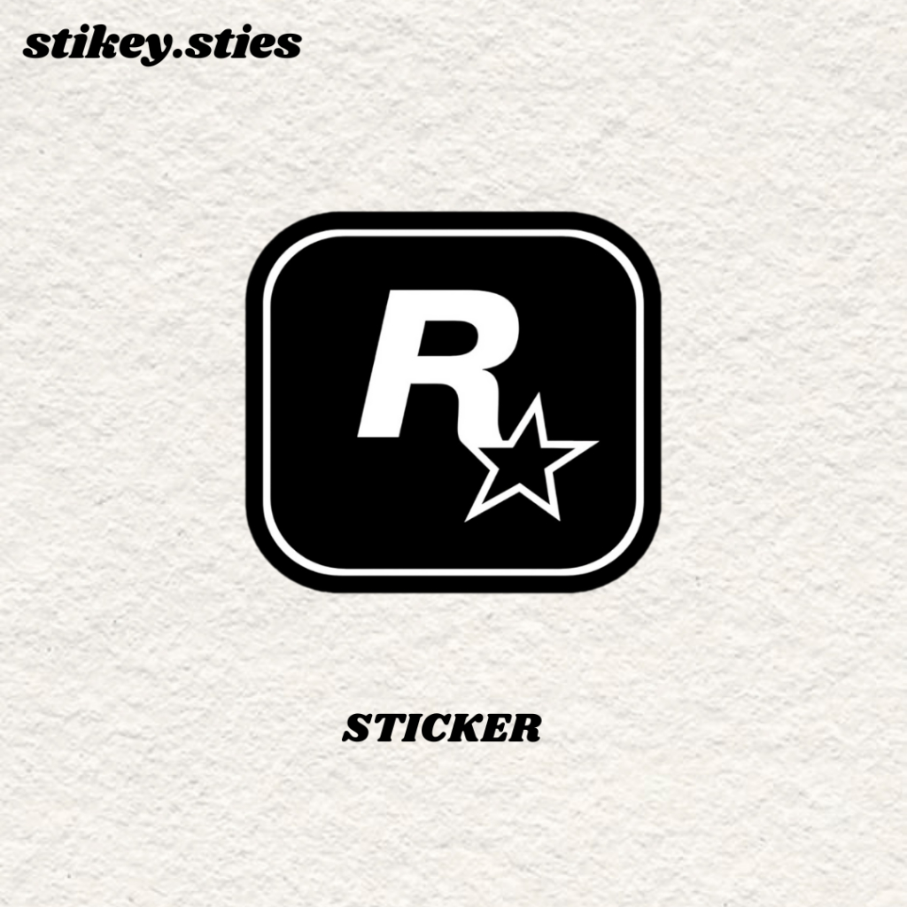 

STICKER ROCKSTAR BLACK AESTHETIC BRAND ANTI AIR VINYL / STIKER HELM LAPTOP HP MOTOR TUMBLR TAS KOPER