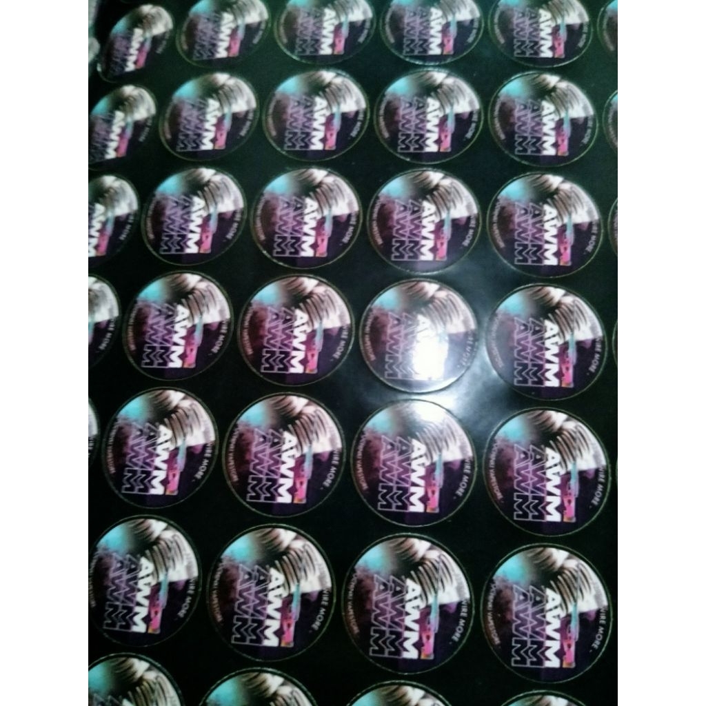 

(FREE DESAIN) stiker embos celana sablon printing