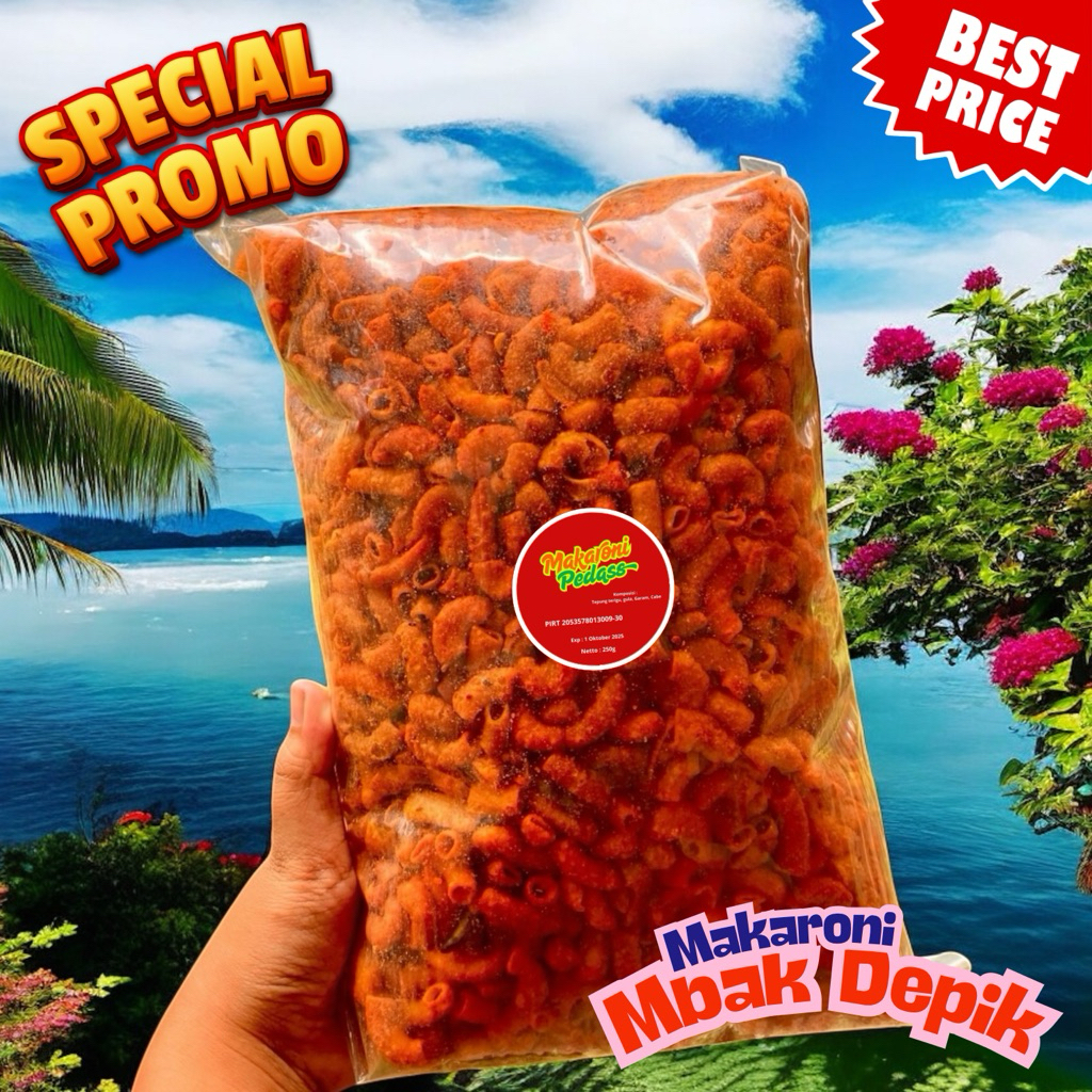 

Promo Makaroni Pedas 250gr – Murah, Renyah, Bikin Ketagihan!