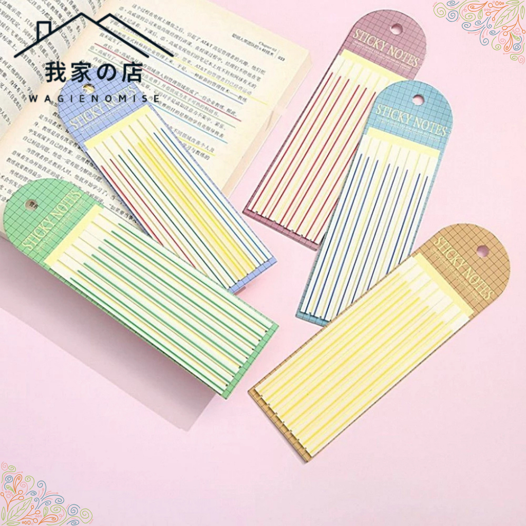 

UNDERLINING STICKY NOTE 160 PCS TRANSPARAN PET - HIGHLIGHTER TRANSPARAN UNTUK PENANDA TULISAN